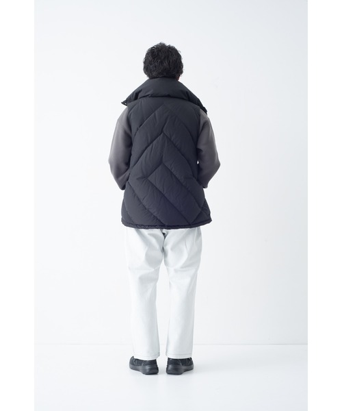 【 KWD / ケーダブルディー 】 KWD STAND COLLAR DOWN VEST / スタンドカラー ダウンベスト（ダウンベスト）｜KWD（ケーダブルディー）