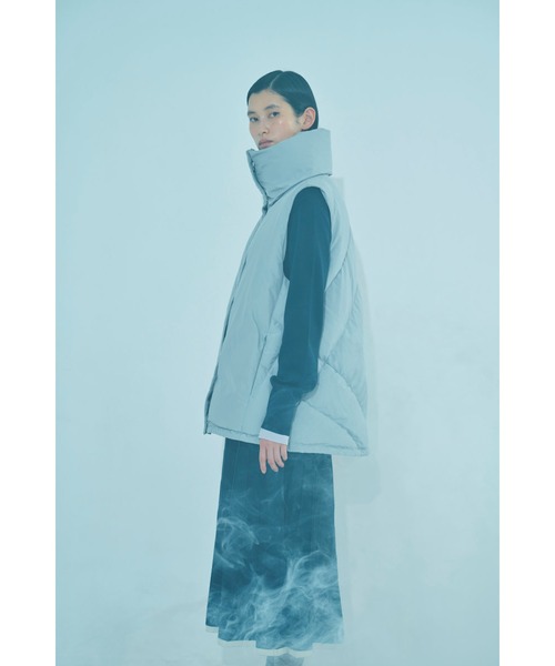 【 KWD / ケーダブルディー 】 KWD STAND COLLAR DOWN VEST / スタンドカラー ダウンベスト（ダウンベスト）｜KWD（ケーダブルディー）