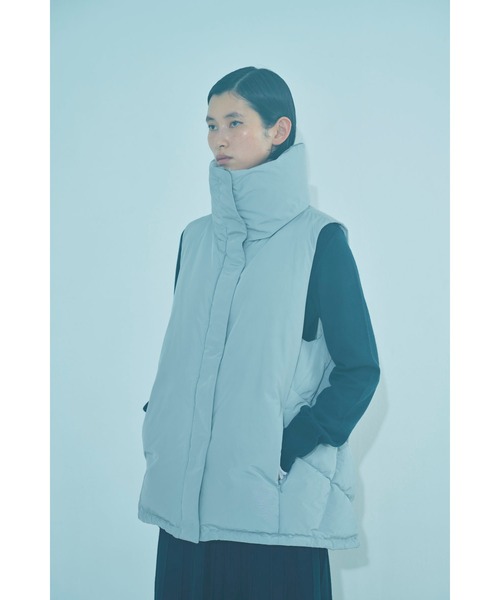 【 KWD / ケーダブルディー 】 KWD STAND COLLAR DOWN VEST / スタンドカラー ダウンベスト（ダウンベスト）｜KWD（ケーダブルディー）