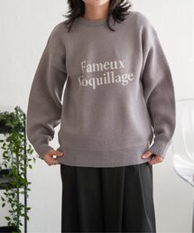 VENCEEXCHANGE | Fameuxロゴジャガードニット(ニット/セーター)