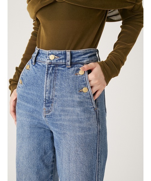 LILY BROWN(リリーブラウン)の「【WEB限定00サイズ】ストレッチフレアデニムパンツ(デニムパンツ・レディース・ブルー/ベージュ/インディゴブルー・0/1)」の19枚目の写真