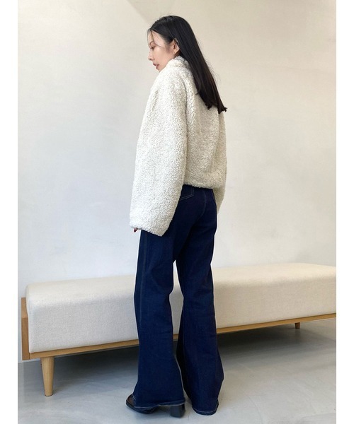 LILY BROWN(リリーブラウン)の「【WEB限定00サイズ】ストレッチフレアデニムパンツ(デニムパンツ・レディース・ブルー/ベージュ/インディゴブルー・0/1)」の12枚目の写真