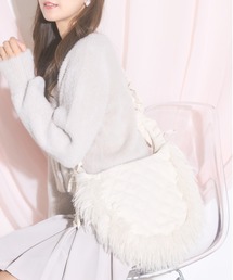 tocco closet | 【ZOZO限定】サイドファーキルティングショルダーバッグ(ショルダーバッグ)