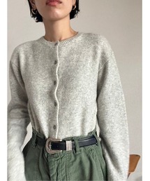 BLACK BY MOUSSY | round neck knit cardigan(ラウンドネックニットカーディガン)(カーディガン/ボレロ)