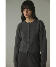BLACK BY MOUSSY | round neck knit cardigan(ラウンドネックニットカーディガン)(カーディガン/ボレロ)