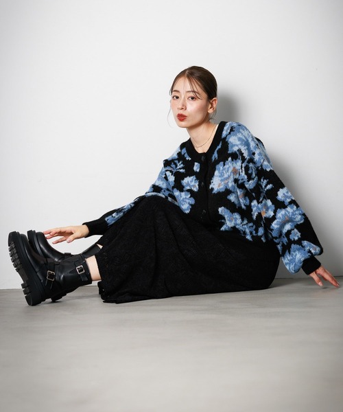 ウォールアート Tuscan/Navy 花柄 フローラル ゲルコート　Ⓣ ウォールアート Tuscan/Navy 花柄 フローラル ゲルコート Ⓣ