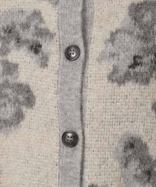 美品！LEONARD　ボウタイカーディガン　カットソー　L　花柄 美品！LEONARD ボウタイカーディガン カットソー L 花柄 美品！LEONARD