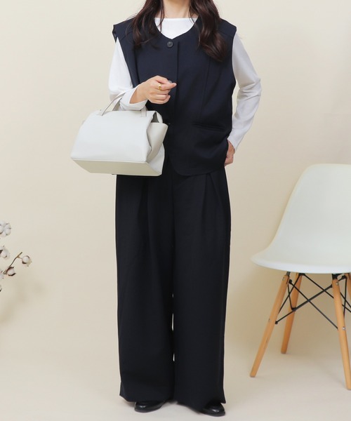 Bermosa(ベルモサ)の「2WAY ハンド&ショルダーバッグ(ショルダーバッグ・レディース・ゴールド/シルバー/ブラック/ライトブルー/アイボリー・FREE)」の17枚目の写真