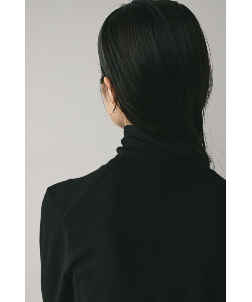 STYLEMIXER（スタイルミキサー）の「ウォッシャブルハイネックニット（ニット/セーター・レディース・グレー/ブラック/アイボリー/マジェンタ・FREE）」の12枚目の写真