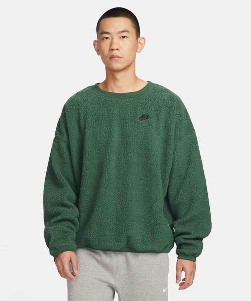 NIKE(ナイキ)の「ナイキ クラブ フリース メンズ ウィンタライズド クルー / Nike Club Fleece Men's Winterized Crew FB8379-323 Fir(その他トップス・メンズ・カモフラージュ・2XL/L/M/S/XL)」の1枚目の写真