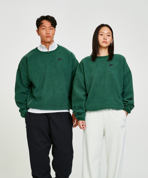 NIKE(ナイキ)の「ナイキ クラブ フリース メンズ ウィンタライズド クルー / Nike Club Fleece Men's Winterized Crew FB8379-323 Fir(その他トップス・メンズ・カモフラージュ・2XL/L/M/S/XL)」の4枚目の写真