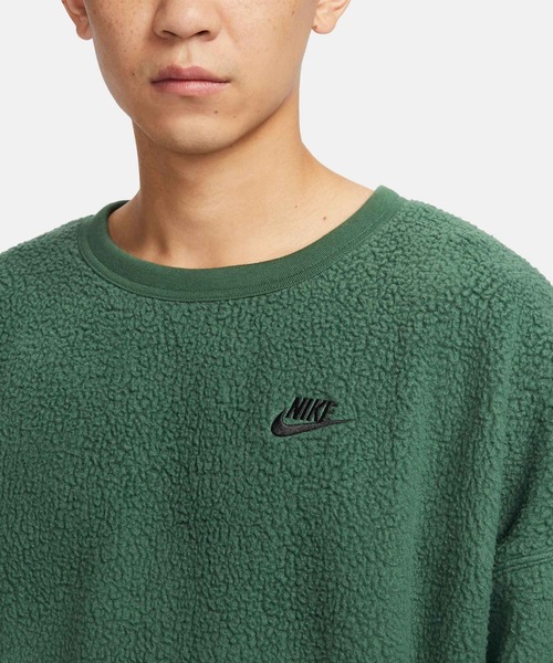 NIKE(ナイキ)の「ナイキ クラブ フリース メンズ ウィンタライズド クルー / Nike Club Fleece Men's Winterized Crew FB8379-323 Fir(その他トップス・メンズ・カモフラージュ・2XL/L/M/S/XL)」の2枚目の写真