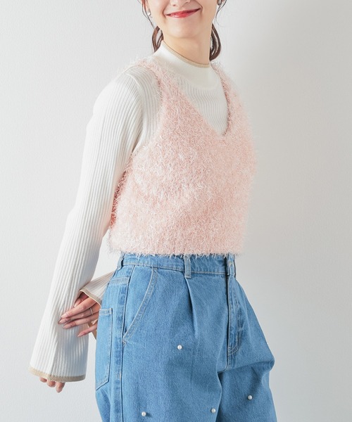 最終値下げ　約3万購入　Kasia Kucharska　ビスチェ 総柄ビスチェベスト トップス ビスチェ[品番：IK000006732