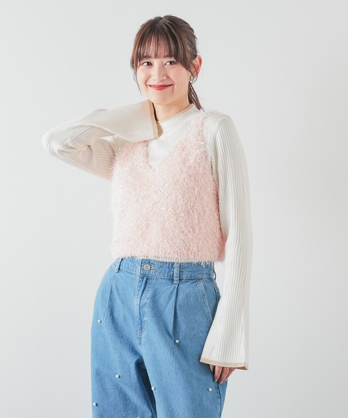 フェザーヤーンビスチェ（ベスト）｜Honeys（ハニーズ）のファッション