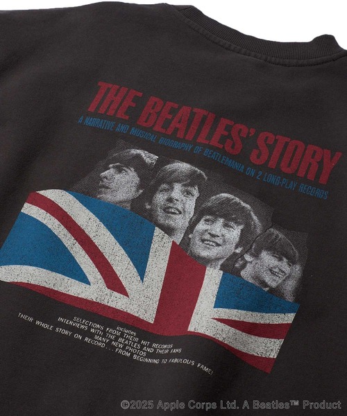 The Beatles（ザビートルズ）の「【THE BEATLES/ザ ビートルズ】ユニオンジャックスウェットプルオーバー（スウェット・レディース・チャコールグレー/アイボリー/ホワイト・MEDIUM/LARGE/X-LARGE）」の11枚目の写真