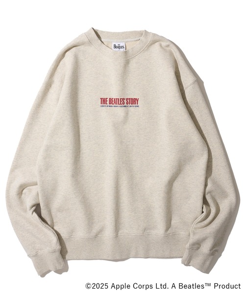 The Beatles（ザビートルズ）の「【THE BEATLES/ザ ビートルズ】ユニオンジャックスウェットプルオーバー（スウェット・レディース・チャコールグレー/アイボリー/ホワイト・MEDIUM/LARGE/X-LARGE）」の6枚目の写真