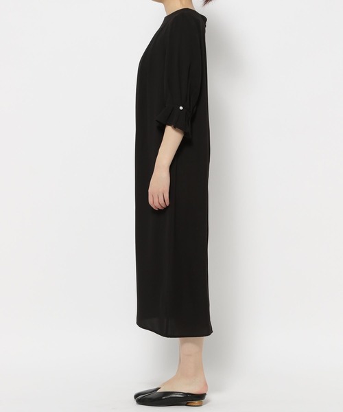 saloon（サルーン）の「SALOON(サルーン)/《セレモニー/オケージョン/結婚式》パール付きワンピース（ワンピース・レディース・ネイビー・FREE）」の9枚目の写真