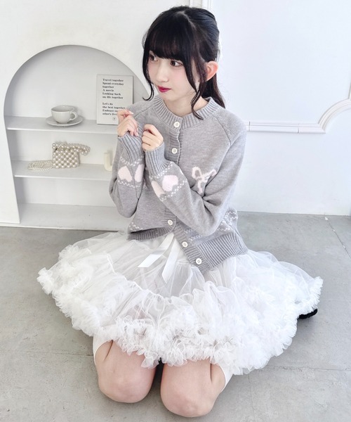 セール】リボンボリュームパニエスカート（スカート）｜Loueme（ルエム