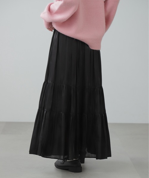 FREE'S MART（フリーズマート）の「◇シャイニーティアードスカート（スカート・レディース・ホワイト/ブラック/ブルー・SMALL/MEDIUM）」の18枚目の写真