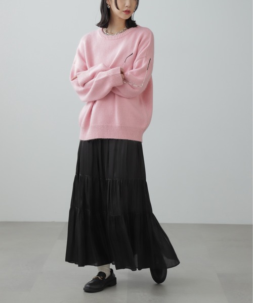 FREE'S MART（フリーズマート）の「◇シャイニーティアードスカート（スカート・レディース・ホワイト/ブラック/ブルー・SMALL/MEDIUM）」の10枚目の写真