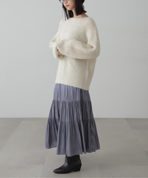 FREE'S MART（フリーズマート）の「◇シャイニーティアードスカート（スカート・レディース・ホワイト/ブラック/ブルー・SMALL/MEDIUM）」の20枚目の写真