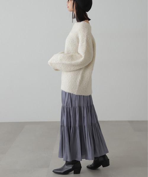 FREE'S MART（フリーズマート）の「◇シャイニーティアードスカート（スカート・レディース・ホワイト/ブラック/ブルー・SMALL/MEDIUM）」の21枚目の写真