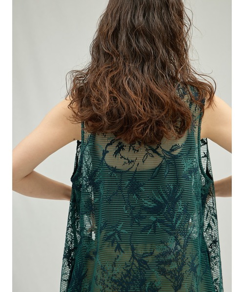 DOLLUPOOPS(ドールアップウップス)の「ボタニカルレースジレ(ベスト・レディース・ベージュ/グリーン・38)」の20枚目の写真