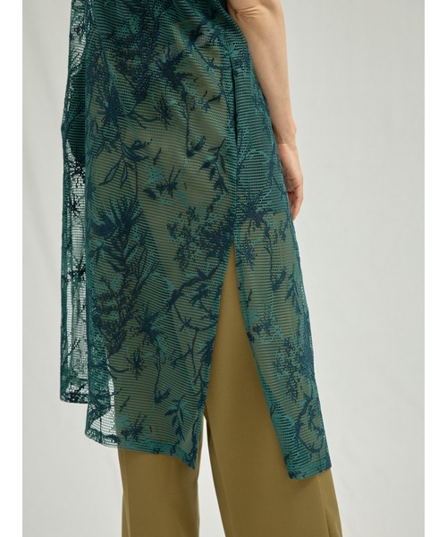 DOLLUPOOPS(ドールアップウップス)の「ボタニカルレースジレ(ベスト・レディース・ベージュ/グリーン・38)」の21枚目の写真