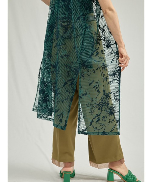 DOLLUPOOPS(ドールアップウップス)の「ボタニカルレースジレ(ベスト・レディース・ベージュ/グリーン・38)」の22枚目の写真