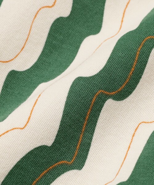 B:MING by BEAMS（ビーミングバイビームス）の「WAVY ストライプ ワンピース（100～140cm）（ワンピース・キッズ・グリーン/ブルー・120/110/100/130/140）」の11枚目の写真