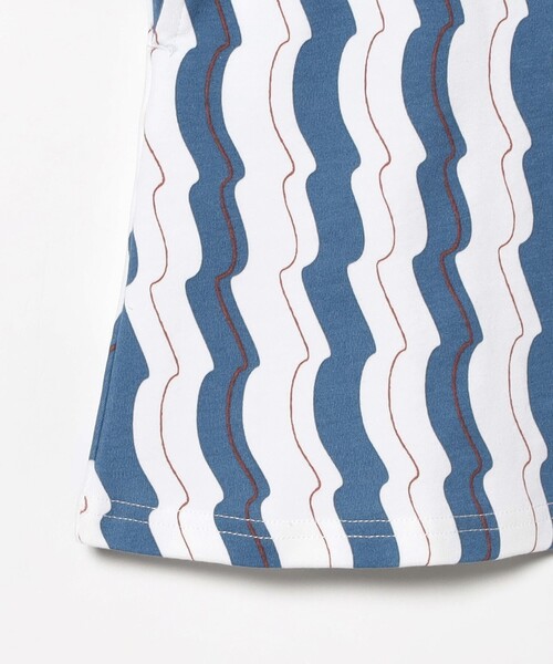 B:MING by BEAMS（ビーミングバイビームス）の「WAVY ストライプ ワンピース（100～140cm）（ワンピース・キッズ・グリーン/ブルー・120/110/100/130/140）」の16枚目の写真