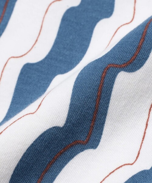 B:MING by BEAMS（ビーミングバイビームス）の「WAVY ストライプ ワンピース（100～140cm）（ワンピース・キッズ・グリーン/ブルー・120/110/100/130/140）」の18枚目の写真