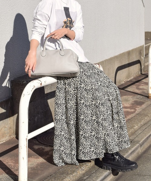 RIPANI（リパーニ）の「【RIPANI】スムースレザーミニボストンバッグ(Q56301)（ボストンバッグ・レディース・ブラック/ホワイト/ライトグレー・ALL）」の9枚目の写真