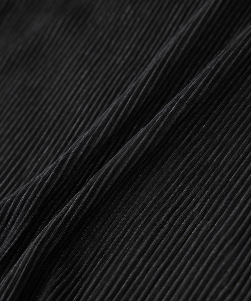 ROPE' PICNIC(ロペピクニック)の「ラメシアープリーツトップス(Tシャツ/カットソー・レディース・グレー系その他/ブラック/ピンク・38)」の8枚目の写真