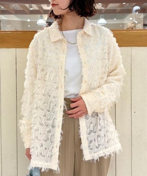 ￥20,900→￥6,000MAISONSPECIALカットフリンジジャカード セール】Cut Fringe Jacquard Pants/カットフリンジジャガード