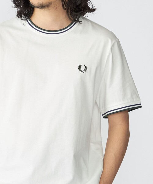 【大人の最旬トレンド】別注 FRED PERRY M1588 Tシャツ SHIPS別注】FRED PERRY: M1588 TWIN TIPPED Tシャツ（Tシャツ