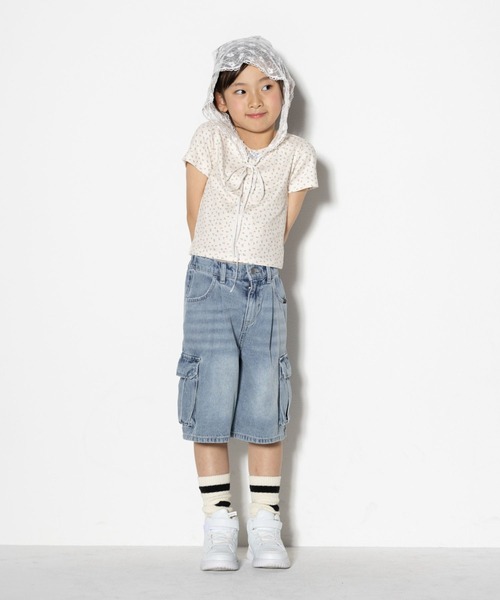 10C REPIPI（ジューシーレピピ）の「【10C REPIPI】アソートガラコンパクトＴ（Tシャツ/カットソー・キッズ・ホワイト/ブラック/アイボリー・120cm/130cm/110cm）」の6枚目の写真