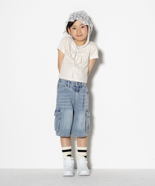 10C REPIPI（ジューシーレピピ）の「【10C REPIPI】アソートガラコンパクトＴ（Tシャツ/カットソー・キッズ・ホワイト/ブラック/アイボリー・120cm/130cm/110cm）」の7枚目の写真