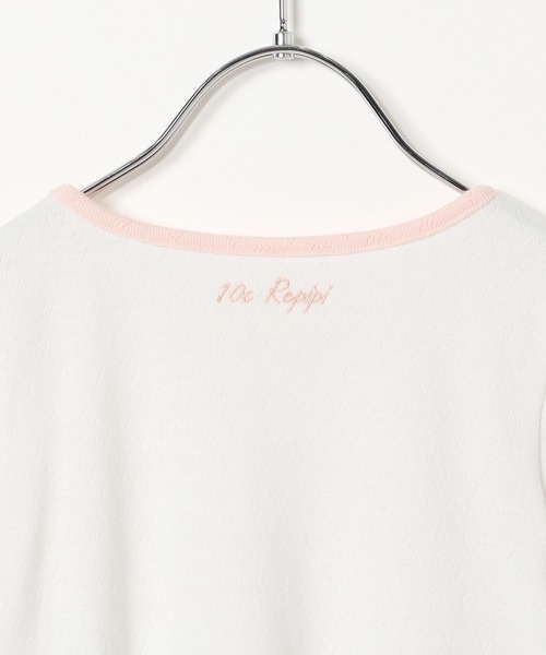 10C REPIPI（ジューシーレピピ）の「【10C REPIPI】アソートガラコンパクトＴ（Tシャツ/カットソー・キッズ・ホワイト/ブラック/アイボリー・120cm/130cm/110cm）」の15枚目の写真