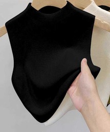 プチハイネックノースリブニット