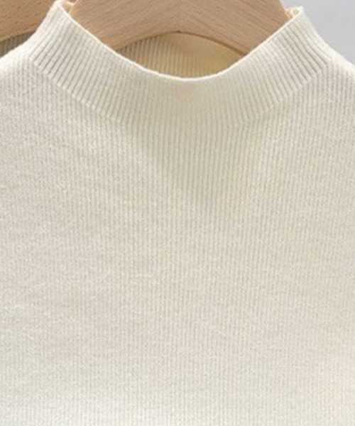 CADBURY(キャドバリー)の「プチハイネックノースリブニット(Tシャツ/カットソー・レディース・ホワイト/アイボリー/レッド/ブラック・X-LARGE/LARGE/MEDIUM/SMALL)」の6枚目の写真