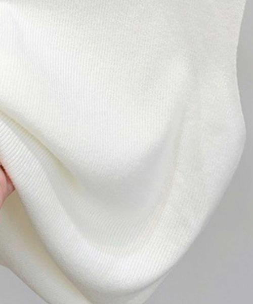 CADBURY(キャドバリー)の「プチハイネックノースリブニット(Tシャツ/カットソー・レディース・ホワイト/アイボリー/レッド/ブラック・X-LARGE/LARGE/MEDIUM/SMALL)」の7枚目の写真