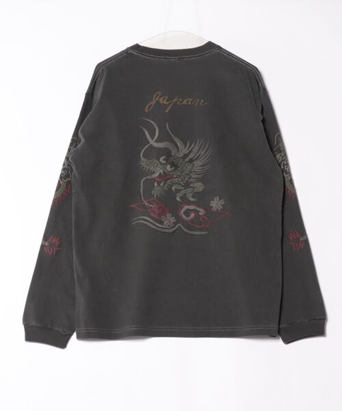 HOUSTON(ヒューストン)の「HOUSTON / PIGMENT US COTTON L/S TEE / 22274/ 22275(Tシャツ/カットソー・レディース・ブラック/ホワイト系その他/ブラック系その他/ホワイト系その他2・X-LARGE/LARGE)」の7枚目の写真