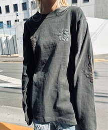 HOUSTON（ヒューストン）の「HOUSTON / PIGMENT US COTTON L/S TEE / 22274/ 22275（Tシャツ/カットソー）」