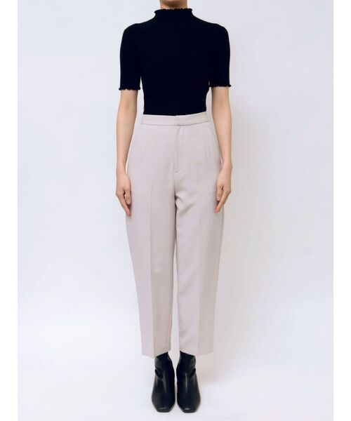 MERCURYDUO(マーキュリーデュオ)の「basicテーパードパンツ(その他パンツ・レディース・アイボリー/ブラック/ベビーピンク・SMALL/MEDIUM)」の16枚目の写真