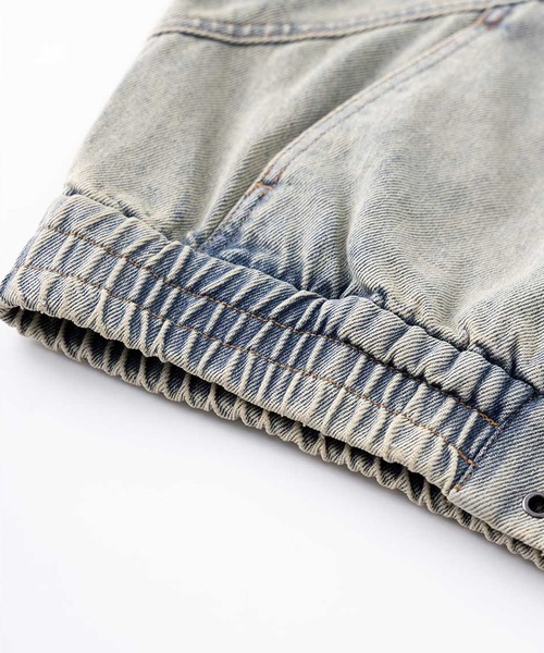 Supplier クロス刺繍 デニムジャケット デニムジャケット｜Cross Leather Patch Denim Jacket｜SUPPLIER