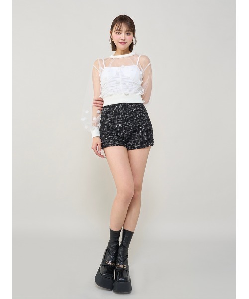 Darich コンパクトフリンジツイードショートパンツ　S コンパクトフリンジツイードショートパンツ – Darich (ダーリッチ)
