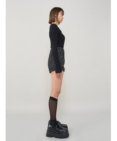 コンパクトフリンジツイードショートパンツ（その他パンツ）｜Darich