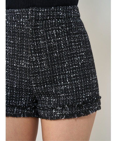 Darich コンパクトフリンジツイードショートパンツ　S Darich パンツ コンパクトフリンジツイードショートパンツ