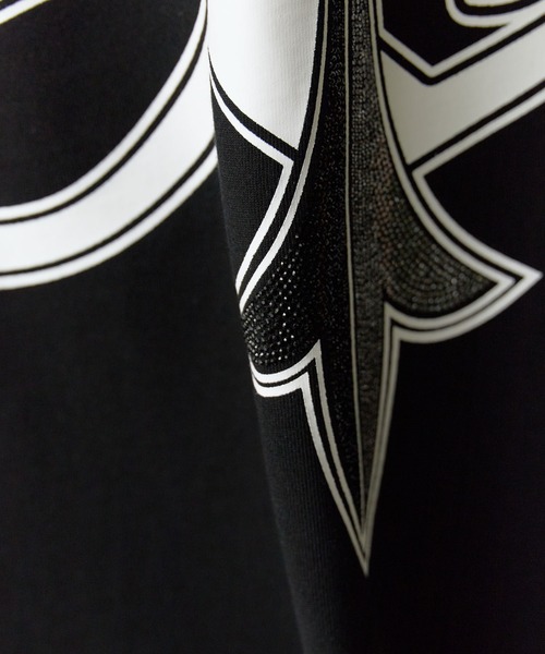 SUPPLIER（サプライヤー）の「SUPPLIER/サプライヤー 2-Tone Rhinestone Cross Tee Tシャツ ユニセックス（Tシャツ/カットソー・メンズ・ベージュ/ブラック/ホワイト・XL/L/M）」の13枚目の写真